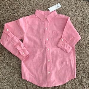 Brand new Janie and Jack boys button up shirt.